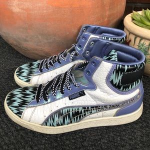 Puma First Round High Tops (Zig Zag)